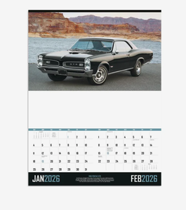 Calendriers Spirales Exécutifs Personnalisés avec Logo Muscle Cars 2027 – Cadeau Promotionnel Premium 12 Mois pour Entreprises (Vente en Gros) - Product Image 3