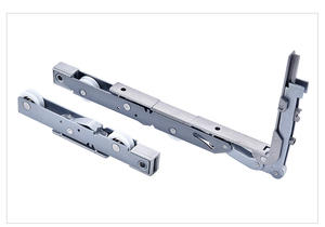 Accessoires de porte et fenêtre en verre Aluminium accessoires de quincaillerie de porte coulissante et de levage robustes raccords de système - Product Image 3