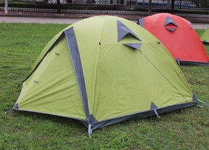 Tienda de campaña de lona ligera de doble capa de alta calidad para acampar familiar al aire libre Capacidad para <span class=keywords><strong>2</strong></span> personas - Product Image 6