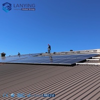 Entrepôt à structure en acier intégrée avec panneaux photovoltaïques, garantie de performance, pour usine, avec charge lourde de panneaux solaires sur le toit