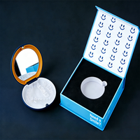 Boîte d'emballage rigide pour aligneurs dentaires avec logo personnalisé imprimé, boîte d'emballage orthodontique magnétique pour appareils dentaires, étui pour prothèses dentaires