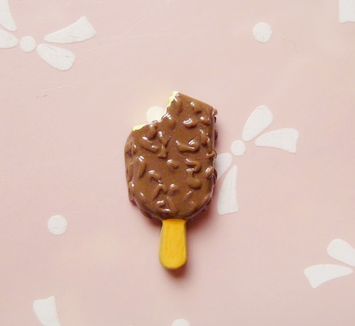 Glace en barre de chocolat