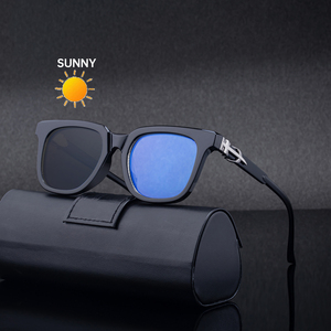 Gafas de Sol Partagas de Diseño con Logotipo Personalizado, Cuadradas, Fotocromáticas, Anti Luz Azul, UV400, para Hombre y Mujer - Product Image 1