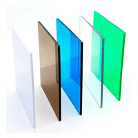 Plaque de polycarbonate solide transparente 4x8, 1/8 pouce, incassable, alternative au plexiglas, panneaux en plastique transparent pour fenêtres