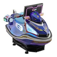 Jeu interactif 3D de jet-ski à bascule, à monnayeur, pour enfants, parcs d'attractions et salles d'arcade