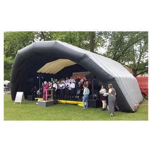 custom inflatable advertising Oxford Cloth inflatable stage tent/deco inflatables dj stage for For Concert Or Even