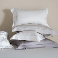 Ensemble de literie en coton égyptien, taille king, couleur unie, 4 pièces, avec housse de qualité 300TC