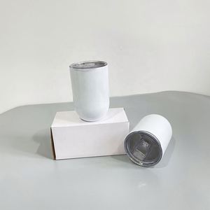 Gobelets à double paroi de 12 oz, vierges, pour sublimation, avec couvercle coulissant, pour vin, café, champagne, jus, cocktails - Product Image 3
