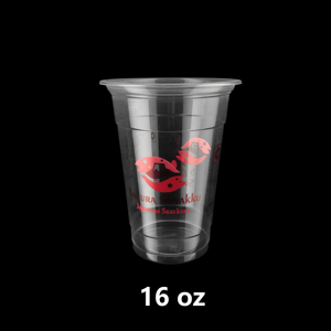Taza medidora de plástico pp, vaso desechable personalizado con diseño de logotipo personalizado, precio competitivo, 16oz, 500ml - Product Image 1