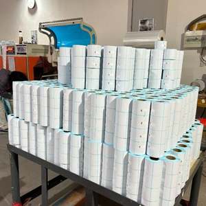 Étiquettes thermiques personnalisées 60x40mm résistantes à l'eau et aux intempéries |   Papier auto-adhésif 100% pâte de bois pour code-barres de balance électronique - Product Image 6