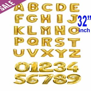 Di buona Qualità Lettera Numero Foil Balloon 32 Pollici Globos Numero Palloncini Lamina di Elio Per Palloncini Buon Compleanno - Product Image 6