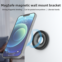 Support de téléphone magnétique flexible en alliage d'aluminium anti-corrosion, réglable en angle, personnalisable OEM ODM avec logo, pour montage mural et sur bureau