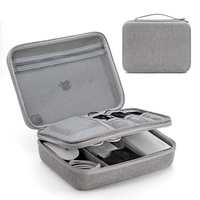 Kit d'organisation de chargeurs de voyage avec étui de protection EVA, boîte de rangement, étui pour câbles, pochette pour accessoires