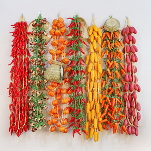 Bán Buôn Nhân Tạo Trái Cây Rau Dây Buộc Bọt Mô Phỏng Tỏi Ngô Hạt Tiêu Đào Cam Trang Trại Trang Trí Nội Thất - Product Image 4