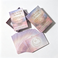 Vente directe usine – Cartes Oracle positives personnalisées, cartes à jouer avec impression recto-verso, cartes de tarot, jeu de cartes vintage