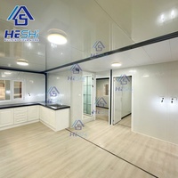 Güvenli Prefabrik Yaşam Alanı 20Ft 40Ft Genişletilebilir Konteyner Ev Prefabrik Dış Mekan Banyo İnşaatı Emlak