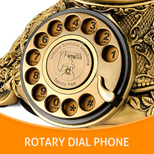 Meiyunsheng Ventes directes d'usine de téléphones rotatifs antiques de style européen pour la décoration intérieure Fourniture en gros - Product Image 4