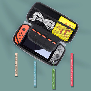 Nintendo <b>Switch</b> Carrying <b>Case</b> Gradient Color Hard Shell Protective Bag For Nintendo <b>Switch</b> Console With Storage Compartments - Product Image 3