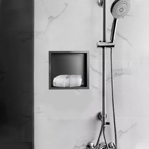 12 \ "Moderne En Acier Inoxydable Carré Simple Étagère Carrelable Douche Niches Murales Armoire <span class=keywords><strong>De</strong></span> Douche Intégrée <span class=keywords><strong>Niche</strong></span> <span class=keywords><strong>Salle</strong></span> <span class=keywords><strong>De</strong></span> Bains Rangement - Product Image 5