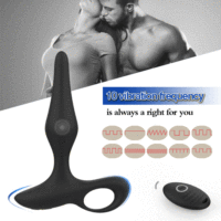 Y.Love Plug anal Jouets sexuels pour hommes femmes Plug anal vibrant Vibrateur en silicone Masseur de la prostate Jouets anaux Jouet sexuel anal