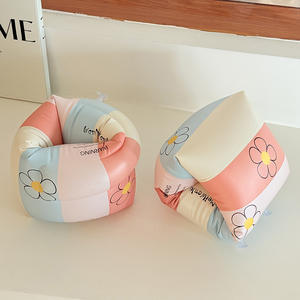 Bouée de natation gonflable ronde pour adultes et enfants, jouet aquatique en PVC, motif rayé, aide à la natation unisexe - Product Image 3