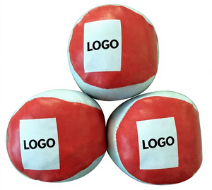 Venta al por mayor de fábrica: Pelotas de malabarismo personalizadas, Hacky Sack de PVC/PU, con logotipo y patrón personalizables, compatible con OEM/ODM, juguete deportivo. - Product Image 2