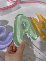 Insegna 3D a Lettere Scatolate in Acrilico Colorato con LED, Impermeabile IP65, Controllabile, per Ufficio, Negozio e Casa