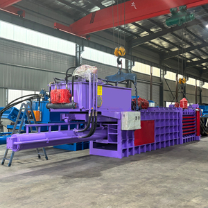 Chất thải giấy các tông chai nhựa carton tái chế phế liệu baling ngang Baler - Product Image 3