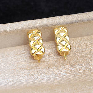 Colgante de Luna de Plata S925 para Mujer, Accesorios para Pendientes de Perlas DIY, Soporte Vacío para Componentes de Joyería de Moda - Product Image 2