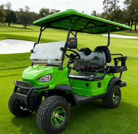 Voiturette de golf électrique 4 places certifiée CE avec moteur 4kw Nouvelle tendance Voiture de tourisme 4 roues