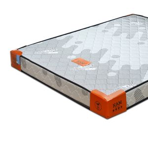 <b>Soft</b> & Supple <b>Single</b> <b>Mattress</b> Skin-Friendly Gold Luxury Hotel Furniture Rebonded Foam Carton Packaging Vietnam - Product Image 6