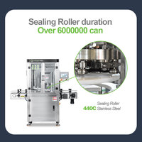 Machine de mise en conserve automatique de nourriture pour thon non rotative, machine de scellage de tubes en papier