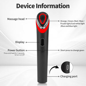 Appareil beauté visage Age-R Booster Pro Rajeunissement de la peau Beauté Soins personnels de la peau <span class=keywords><strong>Massage</strong></span> du cou Lifting du cou Équipement de beauté - Product Image 6