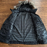 Veste d'hiver pour homme en duvet, surdimensionnée, couleur unie, décontractée, à fermeture éclair, de haute qualité, personnalisée par OEM, style streetwear