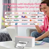 Venta al por Mayor de Impresora de Etiquetas de Envío de Códigos de Barras Térmica en Blanco y Negro PM241-BT 4x6 con USB, 203dpi, 150mm/s