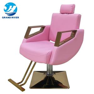 Chaise de coiffeur <span class=keywords><strong>à</strong></span> <span class=keywords><strong>l</strong></span>'<span class=keywords><strong>envers</strong></span> Salon de coiffure levage rotatif coupe de cheveux et tabouret de rasage meubles de Salon cuir synthétique moderne 1 Pc - Product Image 2