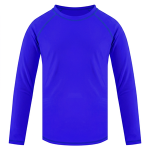 Children New <b>Long</b> <b>Sleeve</b> T Shirt Spring Base Layer <b>Undershirt</b> Slim Fit Coated Finish Trendy Ins Style UPF50+ 100% Polyester Top - Product Image 2