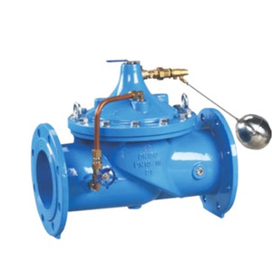 Shanghai lianggong 100x điều khiển từ xa <span class=keywords><strong>Float</strong></span> van dễ uốn sắt mặt bích thẳng thông qua thủy lực nước điều khiển van OEM - Product Image 1