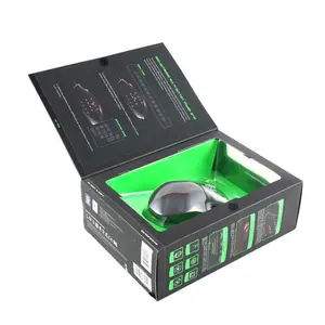 Hochwertige OEM Computer Maus Verpackung Buch geformte benutzer definierte Geschenk box
