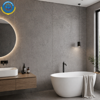 Panneau mural en cristal de carbone WPC, revêtement décoratif intérieur en PVC, ignifuge, imperméable, écologique, pour salon et chambre à coucher