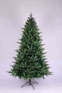 Árbol de Navidad Verde de Alta Gama, de Tres Ramas + Pieza Única de PE + PVC, Decoración Navideña Automática - Product Image 2