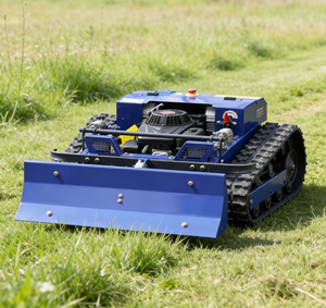 All Terrain <b>Remote</b> <b>Control</b> Lawn Mower Intelligent Industrial Track Lawn Mower Zero Rotation Mini <b>Robotic</b> Petrol Powered - Product Image 1
