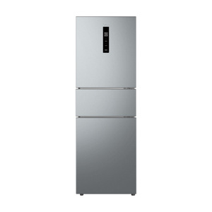 Réfrigérateur Midea à trois portes 249L, sans givre, écoénergétique, en acier inoxydable, congélateur supérieur, modèle MR-249WTPE - Product Image 1