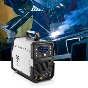 <span class=keywords><strong>Saldatrice</strong></span> <span class=keywords><strong>Inverter</strong></span> Digitale AC/DC TIG 3in1 con Schermo, per Saldatura <span class=keywords><strong>MMA</strong></span> e TIG, Modello STAHL WERK WIG200 - Product Image 6