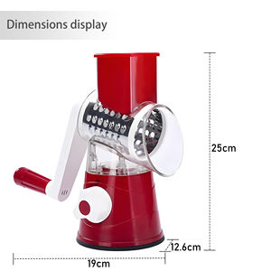 قطاعة خضروات يدوية متعددة الوظائف مطبخ منزلي مفرمة لحم يدوية مبشرة خضروات قطاعة طبلة ثوم قطاعة - Product Image 6