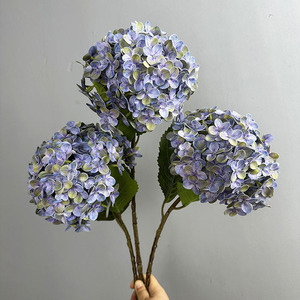 Arreglo Floral Moderno de Seda Hecho a Mano, Decoración con Sensación Natural, <span class=keywords><strong>Hortensia</strong></span> Verde Artificial para Bodas, Hoteles y Navidad - Product Image 3