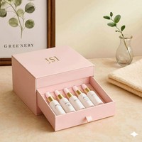 Ensemble de flacons d'huile de parfum naturelle biologique en roll-on, emballage en boîte en bois pour usage personnel, voyage, soin de la peau, cadeau