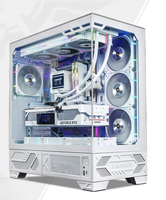 PCTEKCO PC10 Ordinateur de bureau de jeu haut de gamme OEM avec processeur AMD R7 9700X personnalisé, carte graphique RTX 5070Ti 16 Go, SSD 2 To