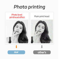 Printer Saku Mini Natal Grosir Hadiah Massal Bebas BPA Printer Foto Thermal Anak 800mAh Printer Saku Nirkabel