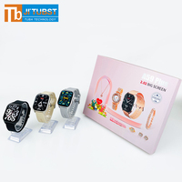 Montre connectée A59 Plus 2025 tendance, écran tactile 8-en-1, ensemble cadeau OEM en gros pour femmes, tracker d'activité pour filles